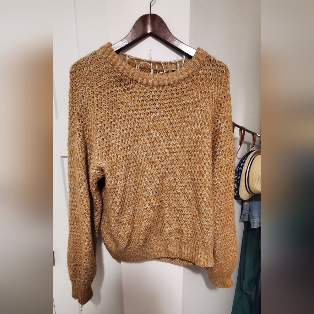 Orange Knit Abercrombie & Fitch Sweater